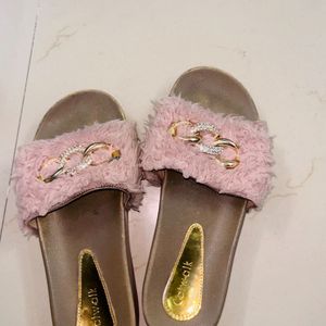 New Catwalk Emblished Pink Flip flops