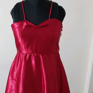 Hot Red Party Dress Size 28 To 39