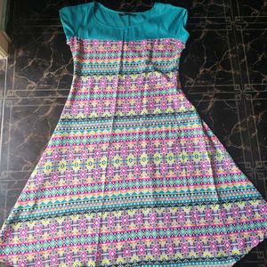 Blue Casual Kurti