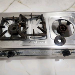 2 Burner Working Gas Stove