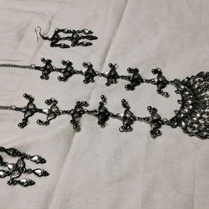 2 Oxidised Jewellery Set With Earrings