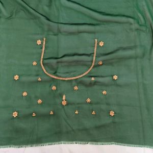 New Fancy Saree With Blouse Unused