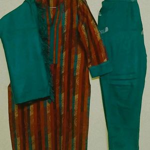 Woolen Kurta Pant Set