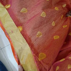 Saree With Stiched Blouse