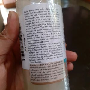 Rice water shampoo