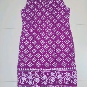 Pure Cotton Bandhani Print Kurta