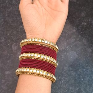 Beautiful metal bangle wedding chooda