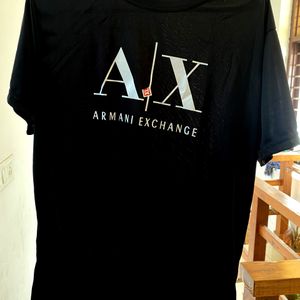 Armani Dry Fit Sports Tshirt With Brand Logo. Size XL