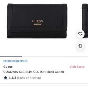 GUESS Black Clutch