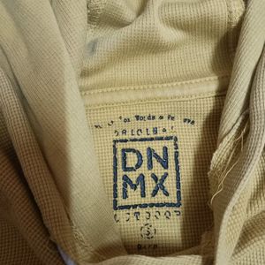 DNMX Mustard Yellow Hooded T-shirt