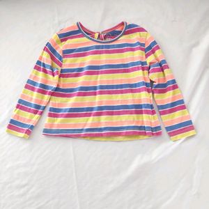 Frendz Multi Printed Round Neck Tops (Girl's)