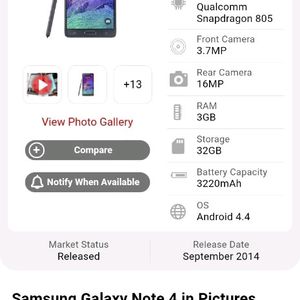 samsung galaxy note 4 sm-n910g Phone