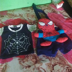 Spider Man Model Boy Cloth Set