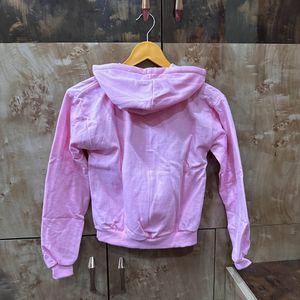 Pink Zipper Hoodie