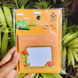 Orange Aesthetic Sticky Notes