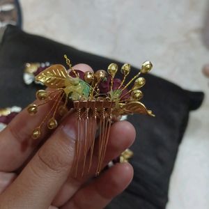 Set Of 7 Hair Comb Pins