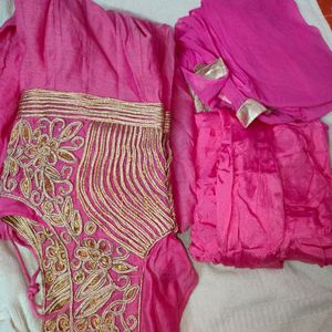 Pure Cotton Anarkali Set