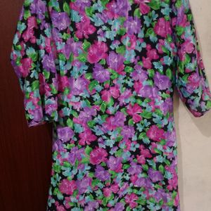 Floral Multicolour Kurti