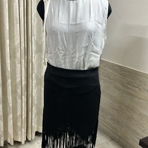 Fringe Skirt And Top Combo