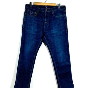 Dark Blue Faded Jean's For Men's