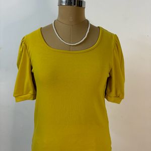 Tokyo Talkies yellow Top