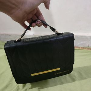 Classy Black Color Sling Bag