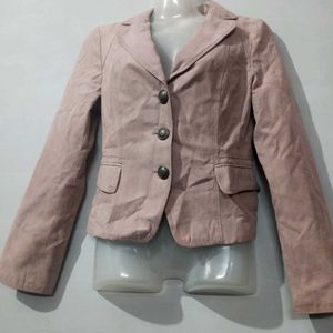 Beautiful Peach Jacket Woolen