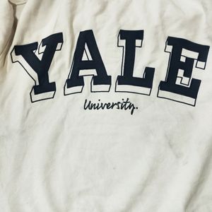 H&M White Yale Sweatshirt For Women