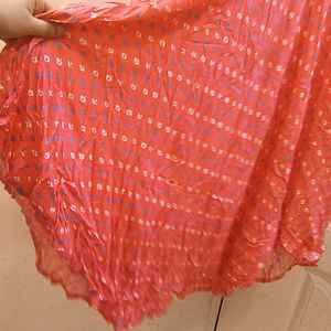 Flared Kurti Dark Peach