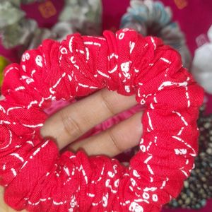 set of 6 hair scrunchies+freebie Butterfly