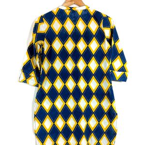 Blue & Yellow Kurta (Women)