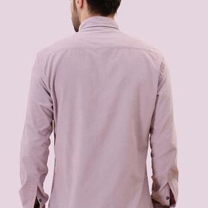 Lavender Corduroy Classic Shirt