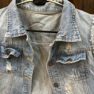 Cool Denim Crop Jacket