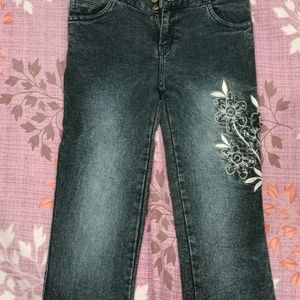 Embroidery Jeans