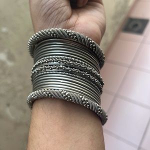 Silver Bangles