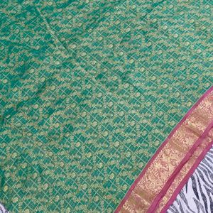 pure Kanchi pattu saree