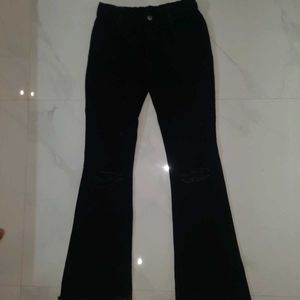 Boot-leg Girls Black Jeans