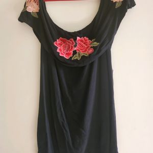 Off Shoulder Long Top Or Dress