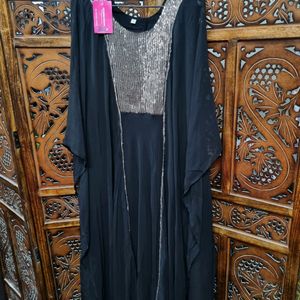 New Party Wear Long Gown Dress With Tag