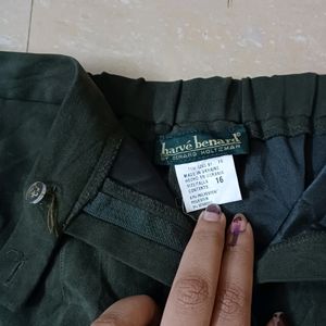 Dark Olive Velvet Pants