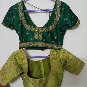 2 Combo Festive Blouses@Offer