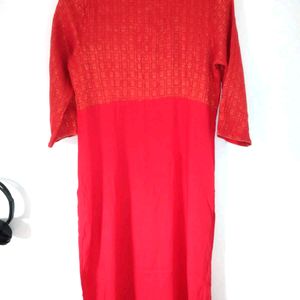 Flash Sale For Today Only💥Red Women's Kurta