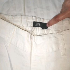 White Skinny Trousers For Women