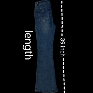 DENIM BOOT CUT JEANS