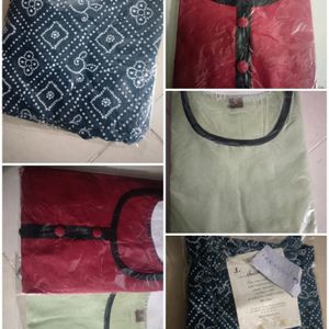 Combo -Pack Of 3 Kurta