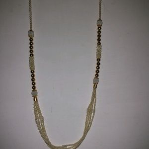 Men's Pearl Necklace for Kurta/Sherwani