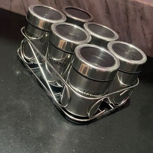 Spice Set Stainless Steel (6 Piece)