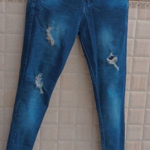 Skinny Rugged Jeans Women