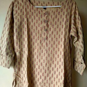 Pure Cotton Fabric Kurti