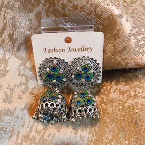 ❤️Sale Price ❤️Peacock 🦚 Jhumkas